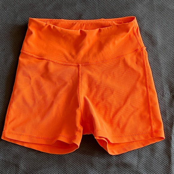 Bright Orange Wilo Athletic Shorts - Picture 1 of 3
